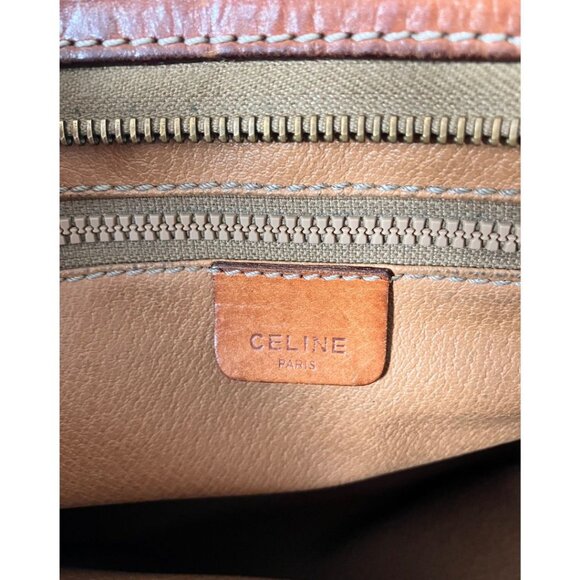 CELINE Paris Vintage Macadam Monogram Clutch - Picture 12 of 13